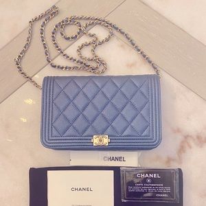 Chanel Boy Wallet On Chain